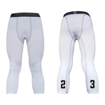 Компрессионные штаны 23 White 3 4